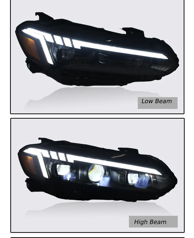 2022-2025 11th Gen Civic Sequential Headlights (Sedan and Hatchback)- Passenger And Driver Side- FULL LED - Image 3