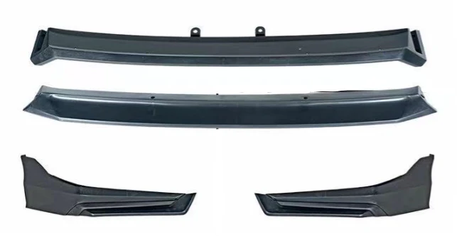 2022-2024  11th Gen Civic  YOFER V3 4 Pc Night Shadow Front Lip (Painted) - Image 4