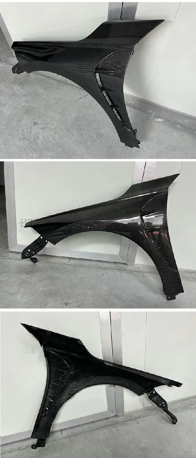 2022-2025 11th Gen Honda Civic Aftermarket Real Carbon Fiber Fender Set (Sedan and Hatchback) - Image 3