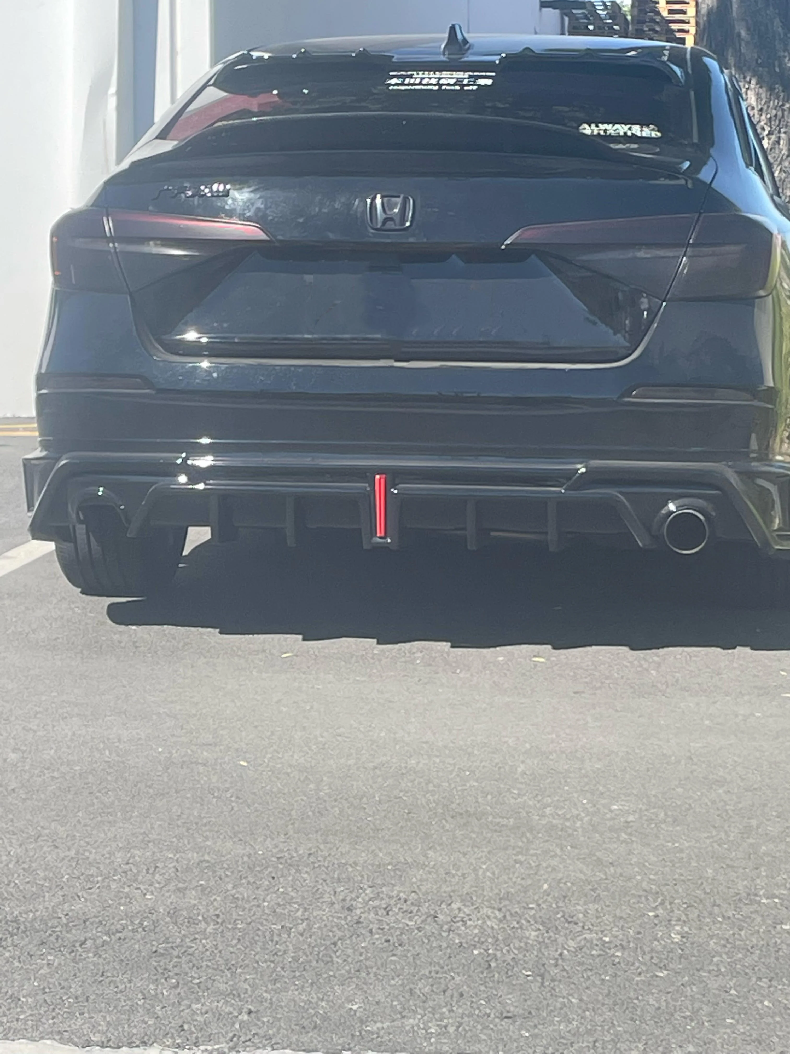 2022-2025 11th Gen Civic ACR Diffuser Two-tone with LED brake light (Sedan Only) - Image 6