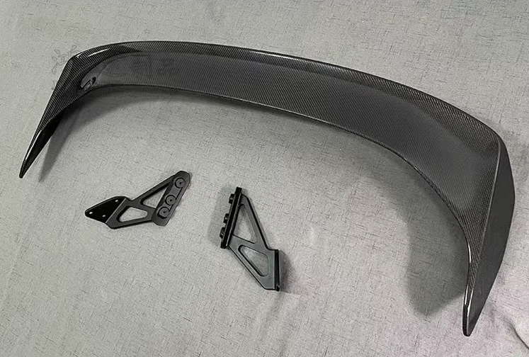 SWA 2022-2025 Honda 11th Gen Civic FL5 Type-R/Hatchback/Sedan OEM Style Real Carbon Fiber Rear Spoiler Wing with Beams - Image 4