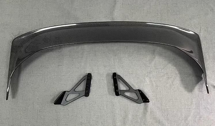 SWA 2022-2025 Honda 11th Gen Civic FL5 Type-R/Hatchback/Sedan OEM Style Real Carbon Fiber Rear Spoiler Wing with Beams - Image 5