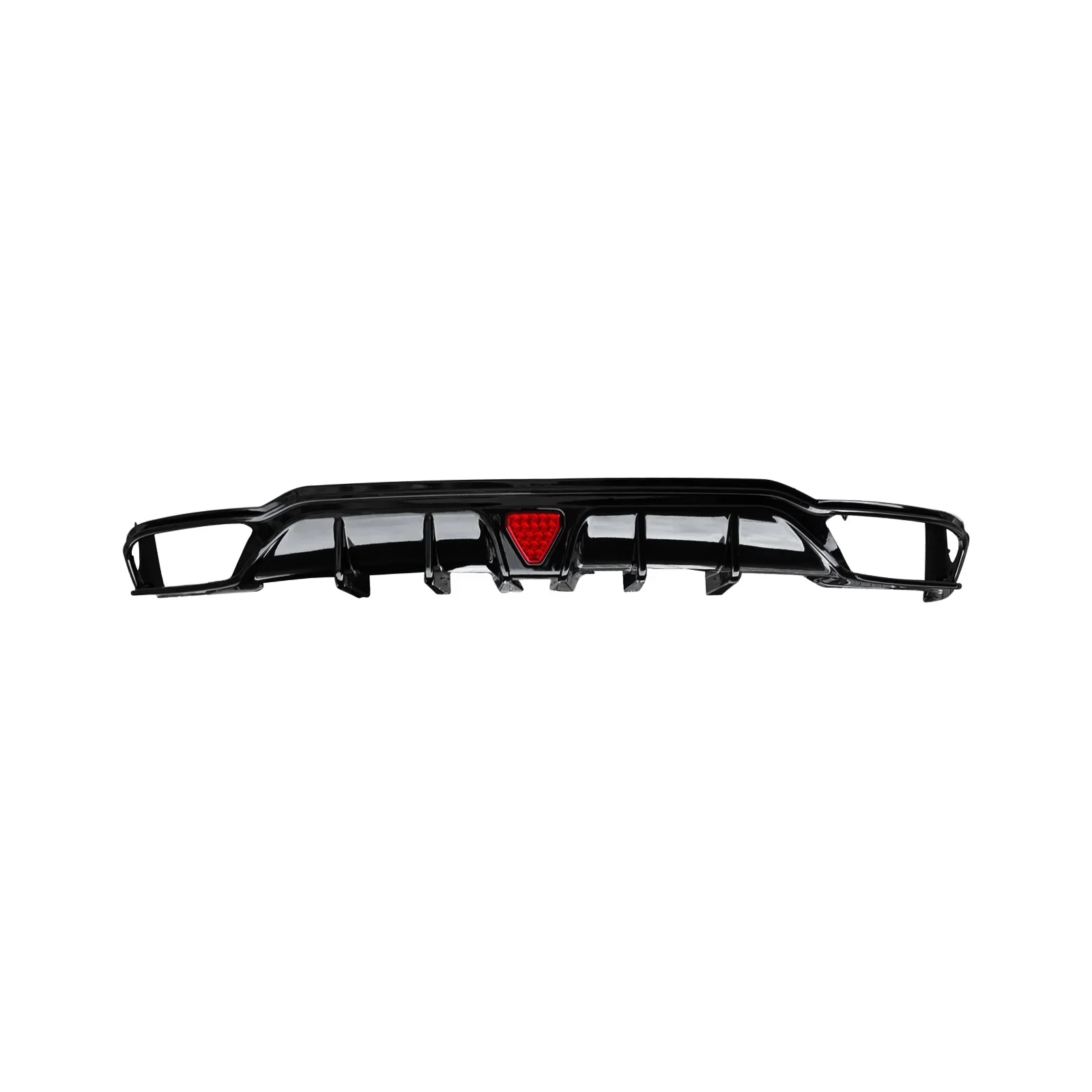 SWA 2022-2025 11th Gen Honda Civic Hatchback Rear Diffuser Gloss Black with 3rd Break Lights and Side Spats - Image 4