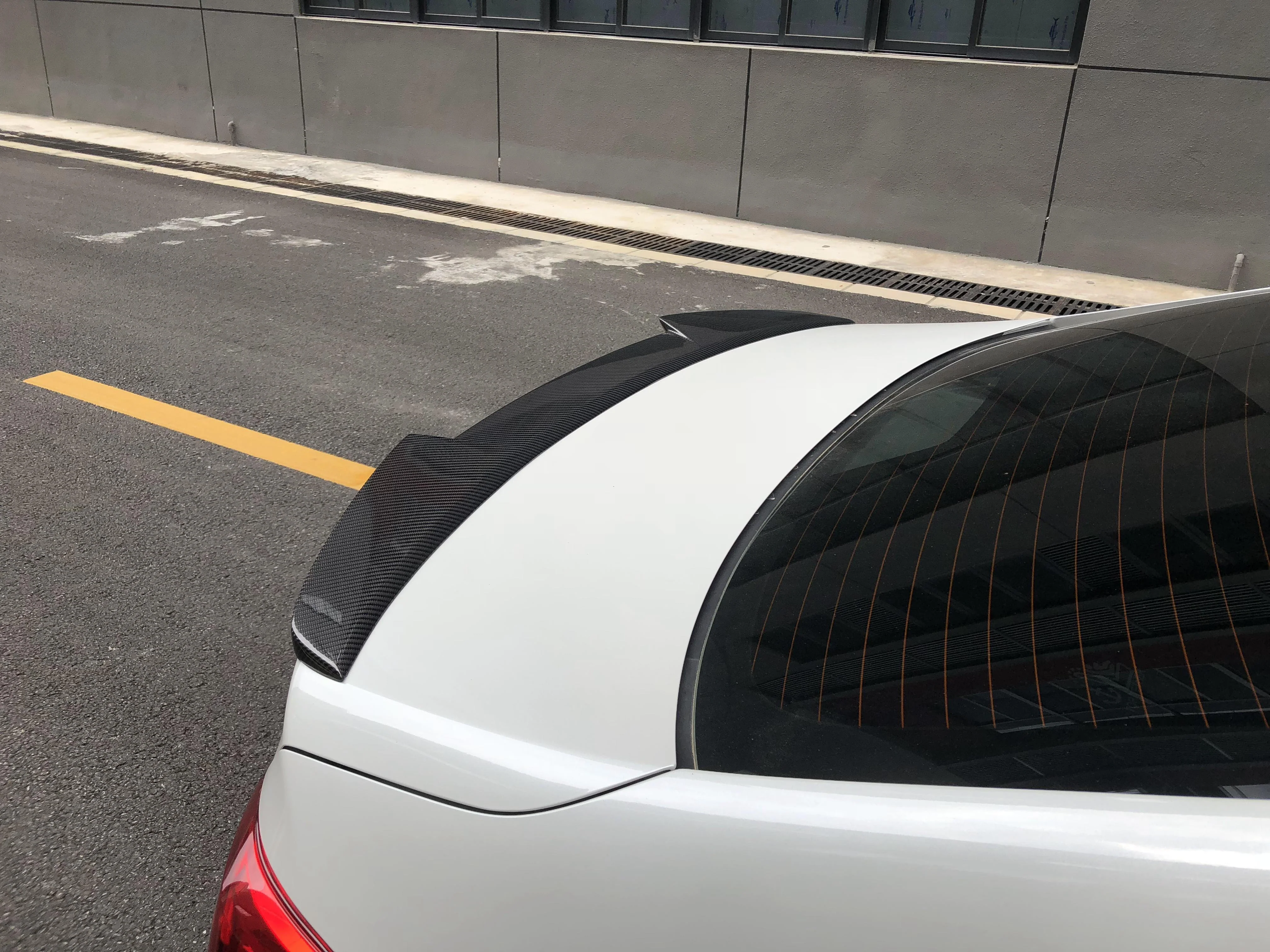 SWA 2022-2025  Honda Civic 11th Gen Sedan Carbon Fiber S Style Spoiler - Image 3