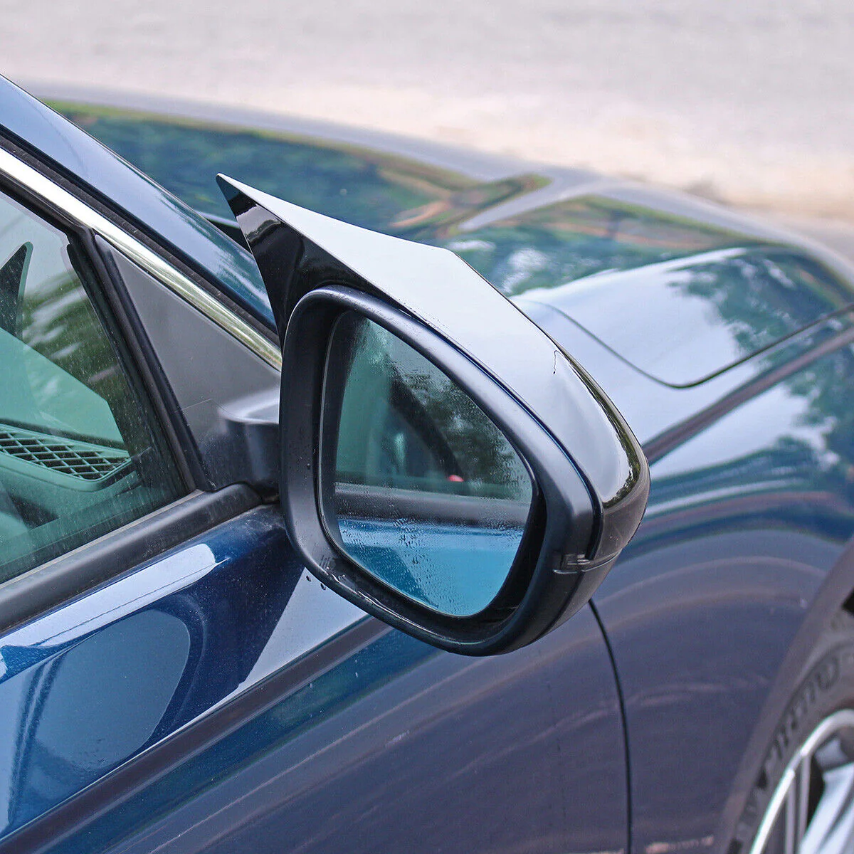 SWA 2023-2025 11th Gen Honda Accord  Gloss black ABS Ox Horn Rear View Side Mirror Covers - Image 3