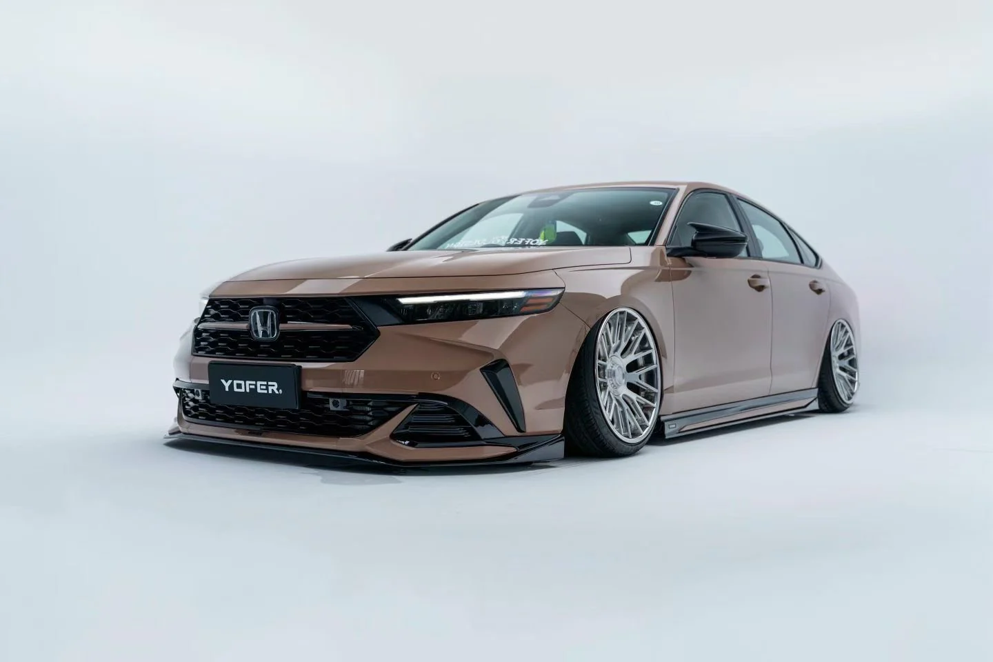 SWA 2023-2025 11th Gen Honda Accord Yofer Night Shadow Color Matched 3 PC Front Bumper By YOFER DESGIN - Image 4