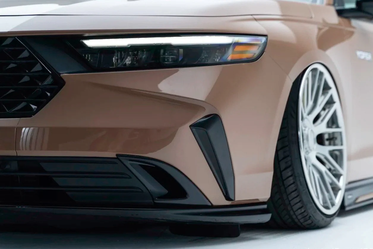 SWA 2023-2025 11th Gen Honda Accord Yofer Night Shadow Color Matched 3 PC Front Bumper By YOFER DESGIN - Image 6