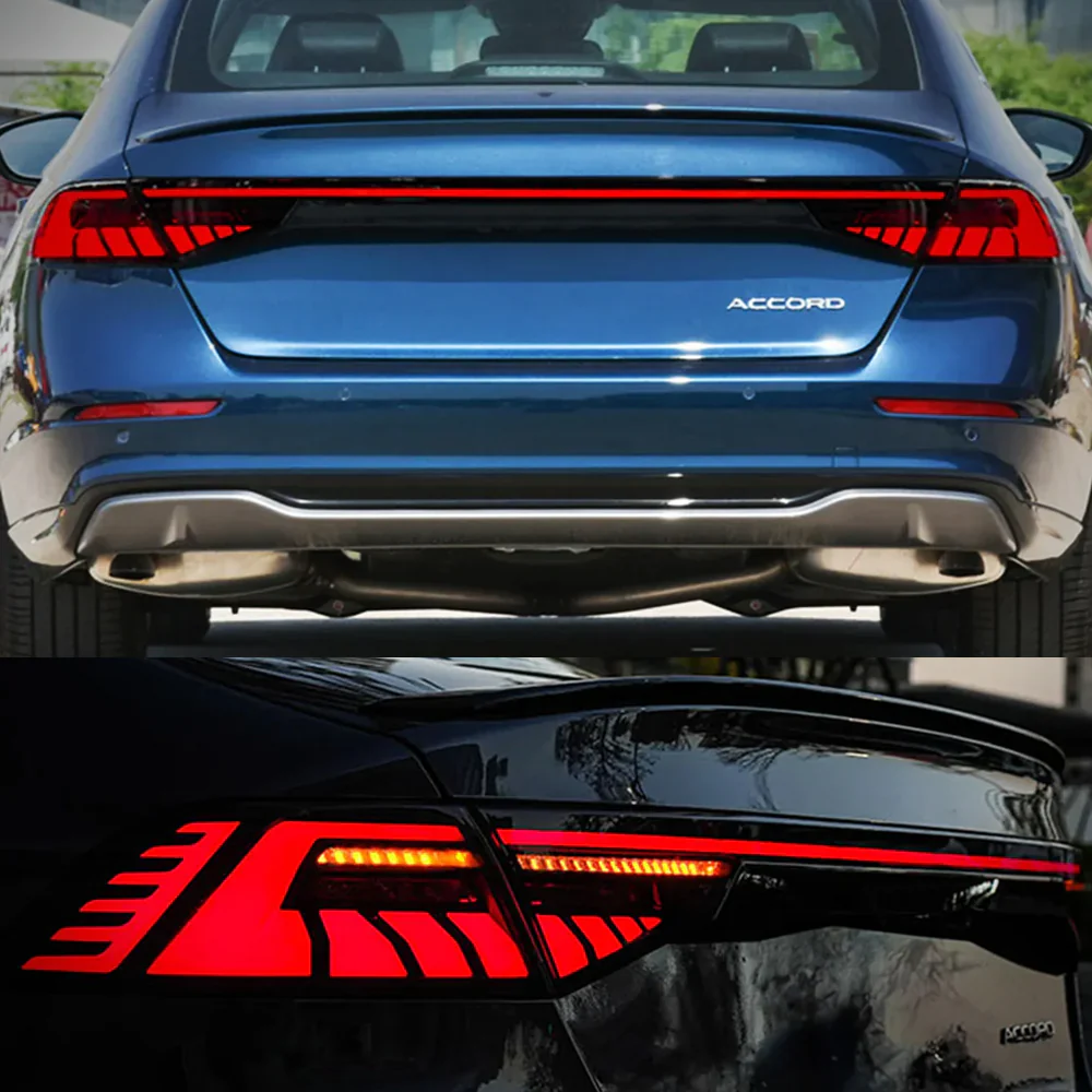 SWA  2023-25 11th Gen Honda Accord V2 Audi RS7 Style LED Tail Lights Assembly BY NewSpeed - Image 4