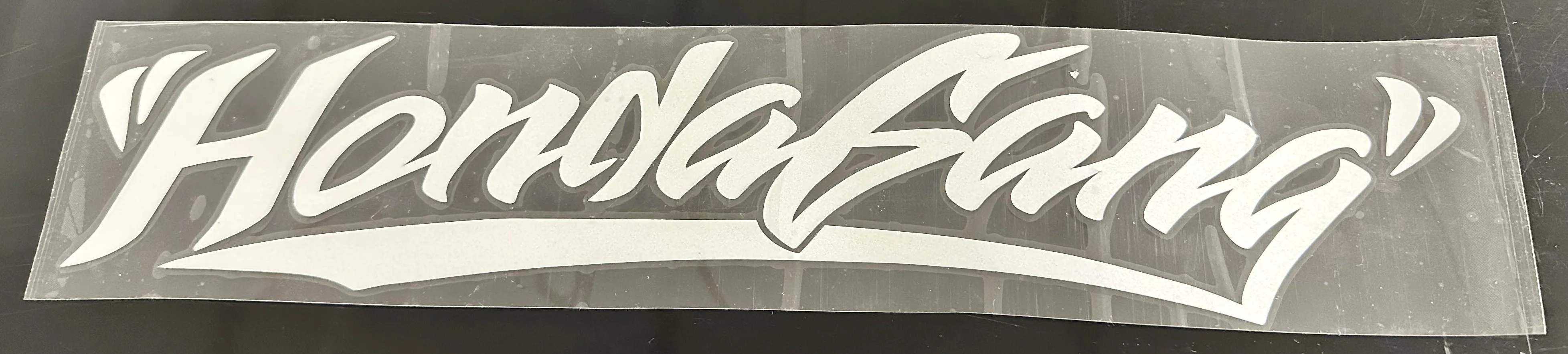 White Honda Gang Sticker 16'' x 3'' Decal Car Sticker JDM Vinyl Graphics fits - Image 3